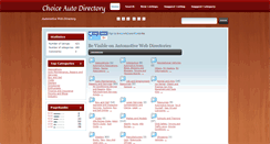 Desktop Screenshot of choiceautodirectory.com